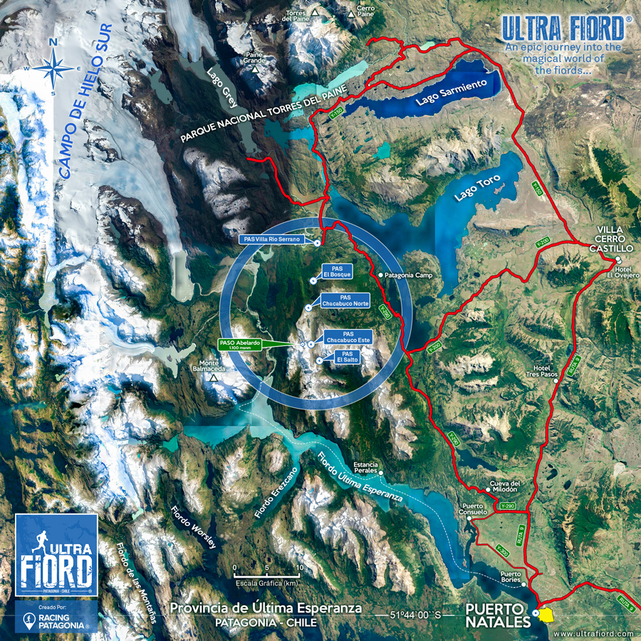 Ultra Fiord Mapa 2023
