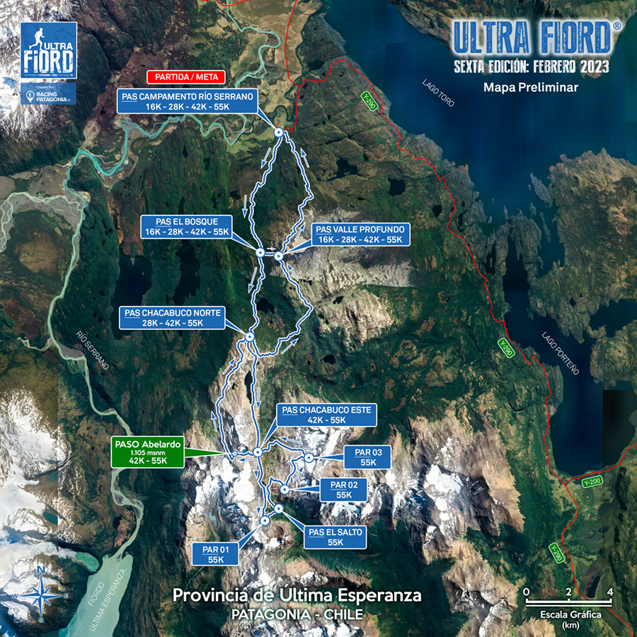 Ultra Fiord 2023 Mapa