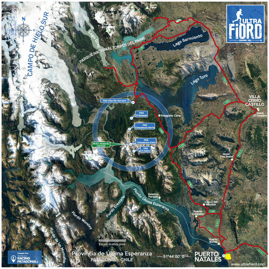 Ultra Fiord 2023 Map